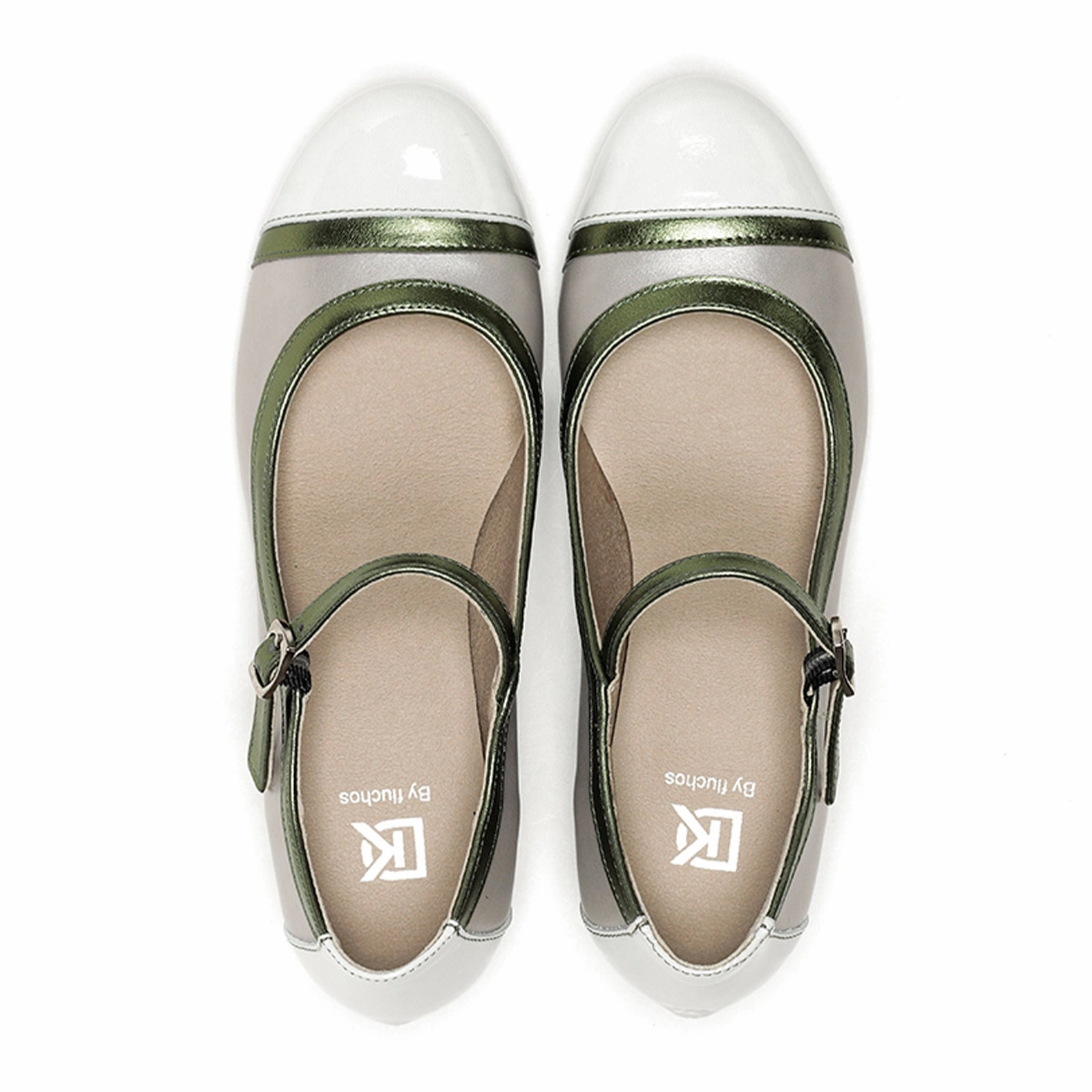 Easy Look Knotted Straps Dorking Frida Heeled Mary Jane (Women) - Argento