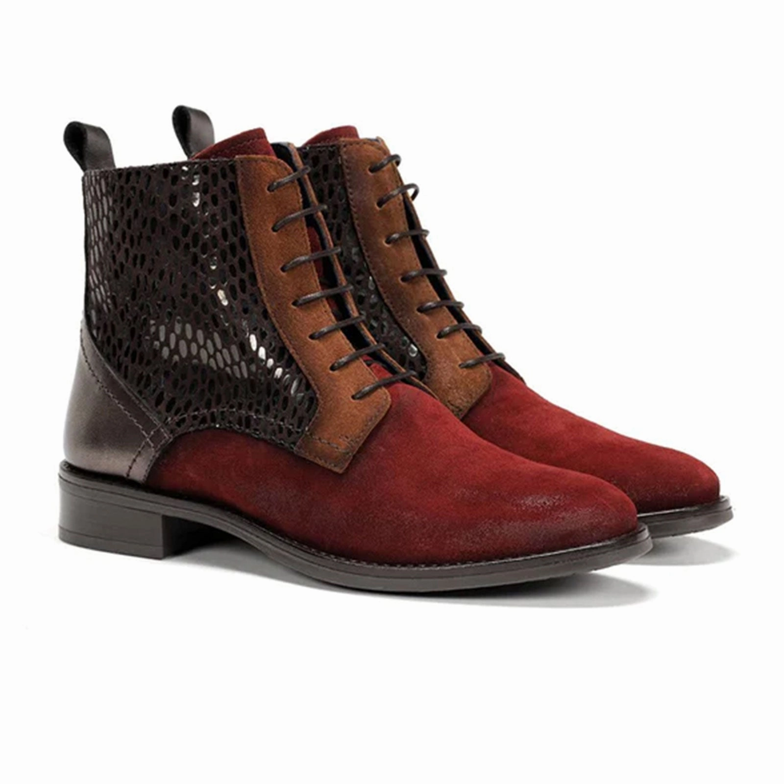 Tread Pattern Seamless Comfort Backcountry Camper Dorking Harvard D8709 Ankle Boot (Women) - Brick