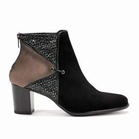 Dorking King D8925 Ankle Boot (Women) - Black/Fango Minimal Profile