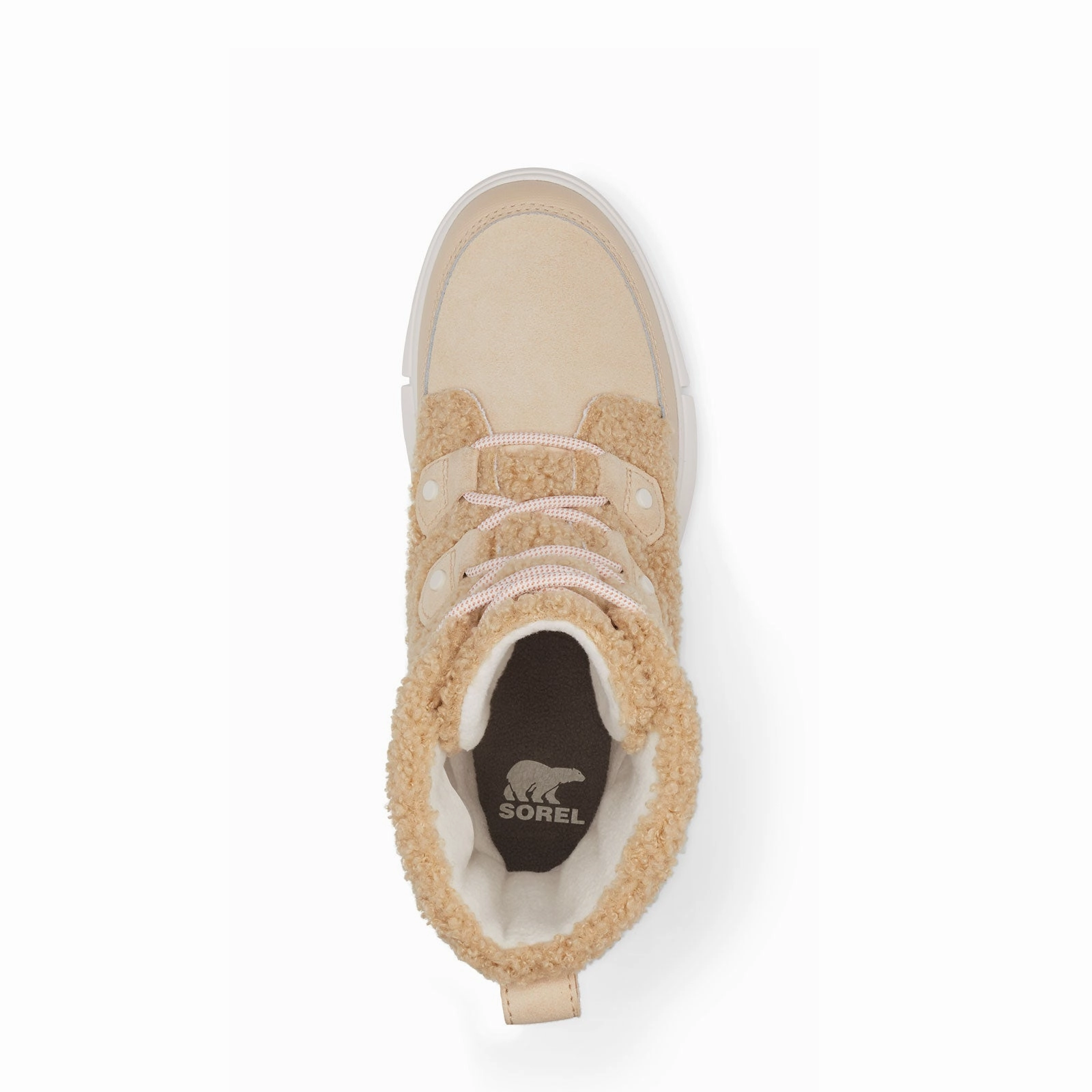 Durable Shell Weekend Camping Practical Use Sorel Explorer II Joan Cozy Mid Boot (Women) - Nova Sand/Sea Salt