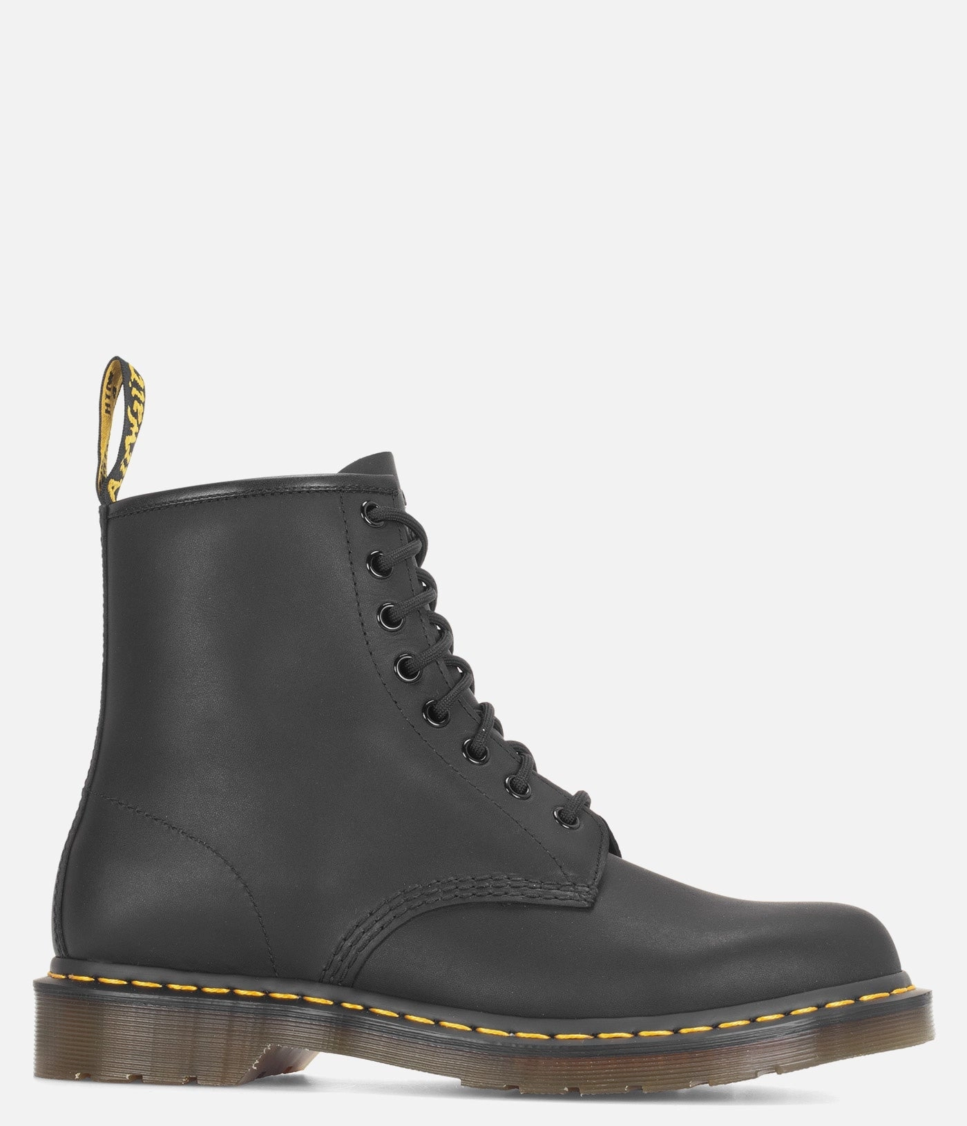 Zip Edge Dr. Martens 1460 Greasy Leather 8-Eye Boot