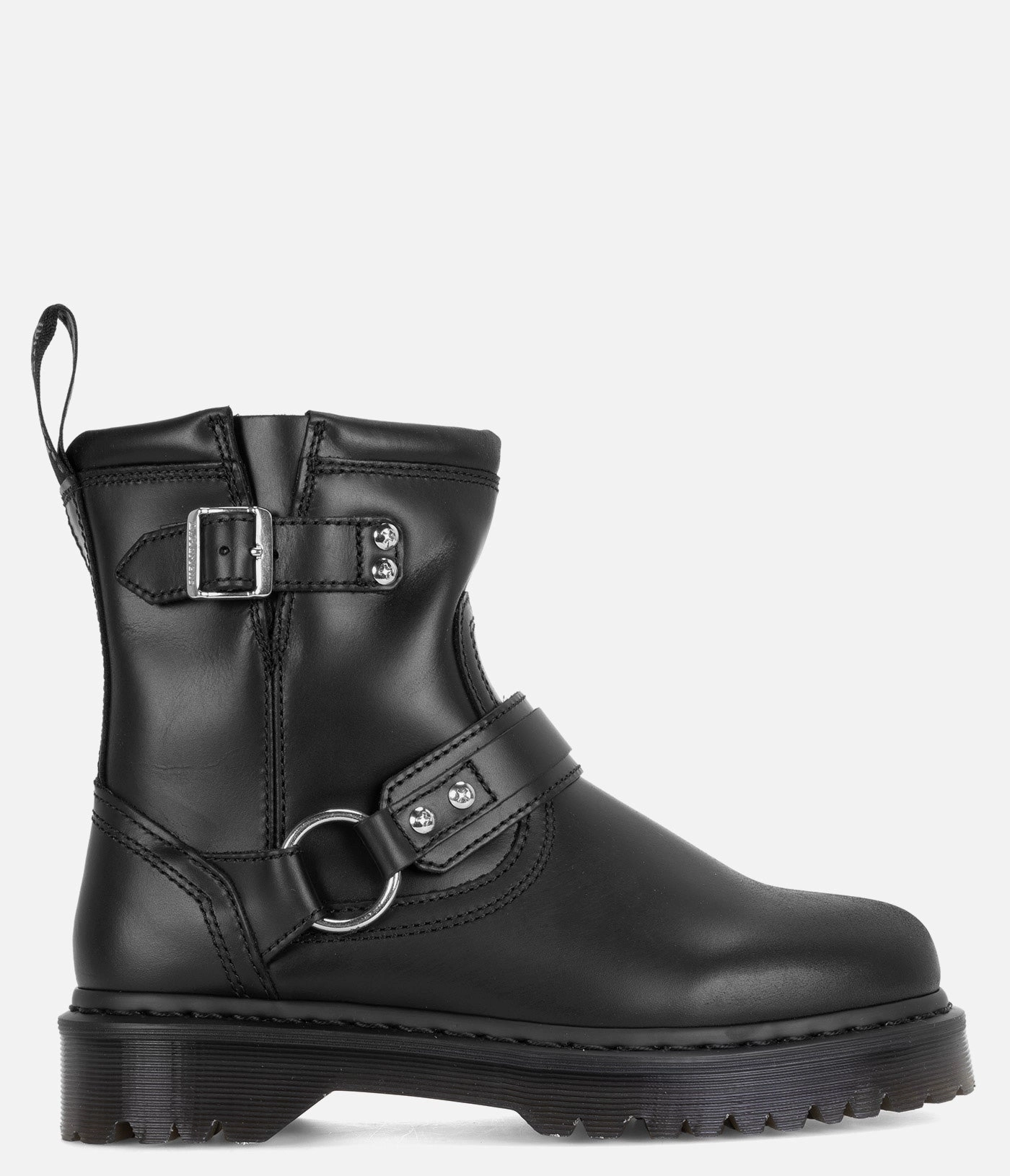 Dr. Martens Anistone Harness Leather Boots Business Trip Elegant