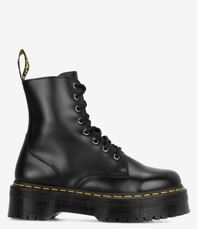 Airflow Optimized Ventilation Purple Dr. Martens Jadon Boot Smooth Leather Platforms - Women