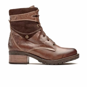 Dromedaris Kara Suede Ankle Boot (Women) - Chocolate Waterproof Active Nomad Responsive Midsole