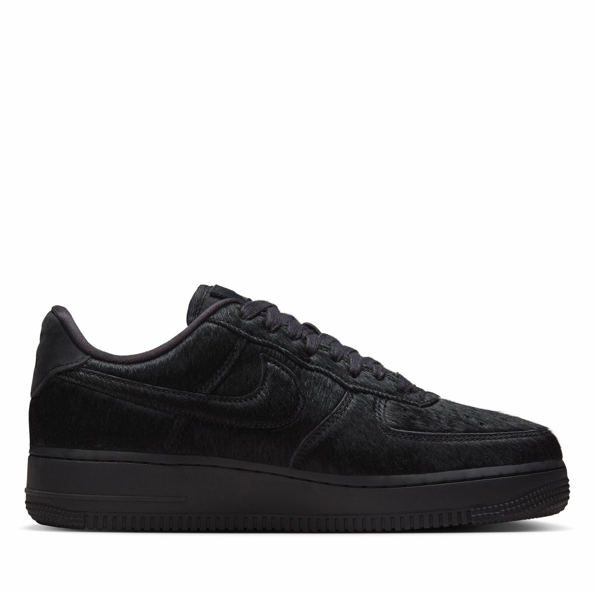 Women's Nike Air Force 1 '07 'Pony Hair' - Black/Black Rain Safe Hiking Fit