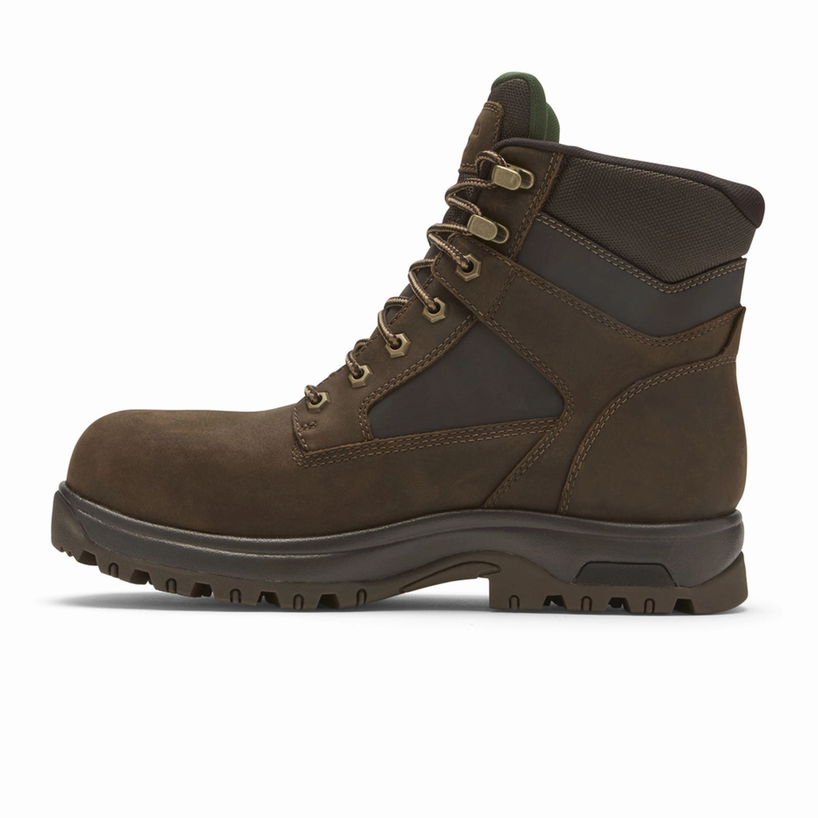 Dunham 8000 Works 6" Safety Plain Toe Work Boot (Men) - Brown Rugged Built Functional Minimalist