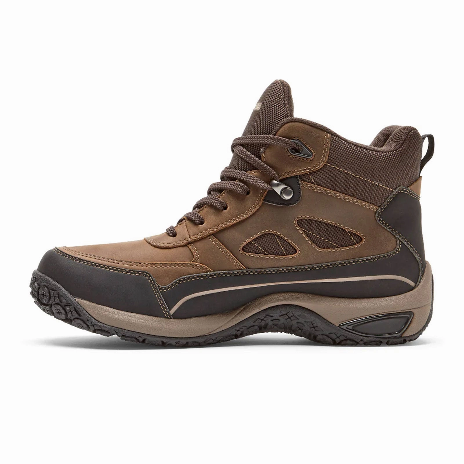 Dunham Ludlow Cloud Plus Mid II Boot (Men) - Brown Grip Support