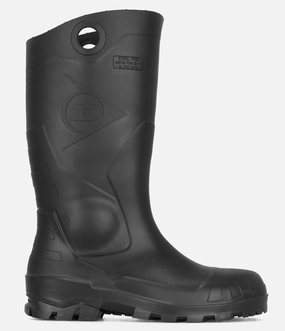 Retro-inspired cushioning Dunlop Chesapeake 14" Waterproof Safety Toe Wellington Boot