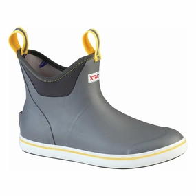 XTRATUF 6" ANKLE DECK BOOT MEN'S MEDIUM AND WIDE On-the-Go Wear