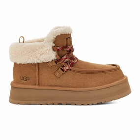 UGG? Funkarra Cabin Cuff (Women) - Chestnut High Heel