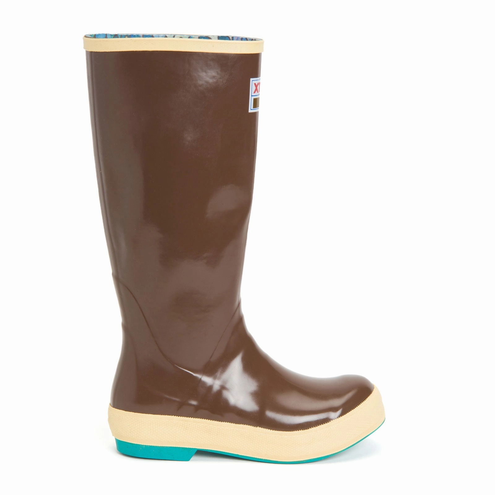All Terrain Grip Supportive XtraTuf Fishe Wear 15" Legacy Rain Boot (Women) - Brown/Totally Tarpon