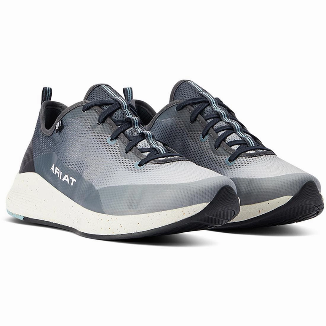 print - style Fitted Traction ShiftRunner Soft-Toe Shoe Smoky Grey