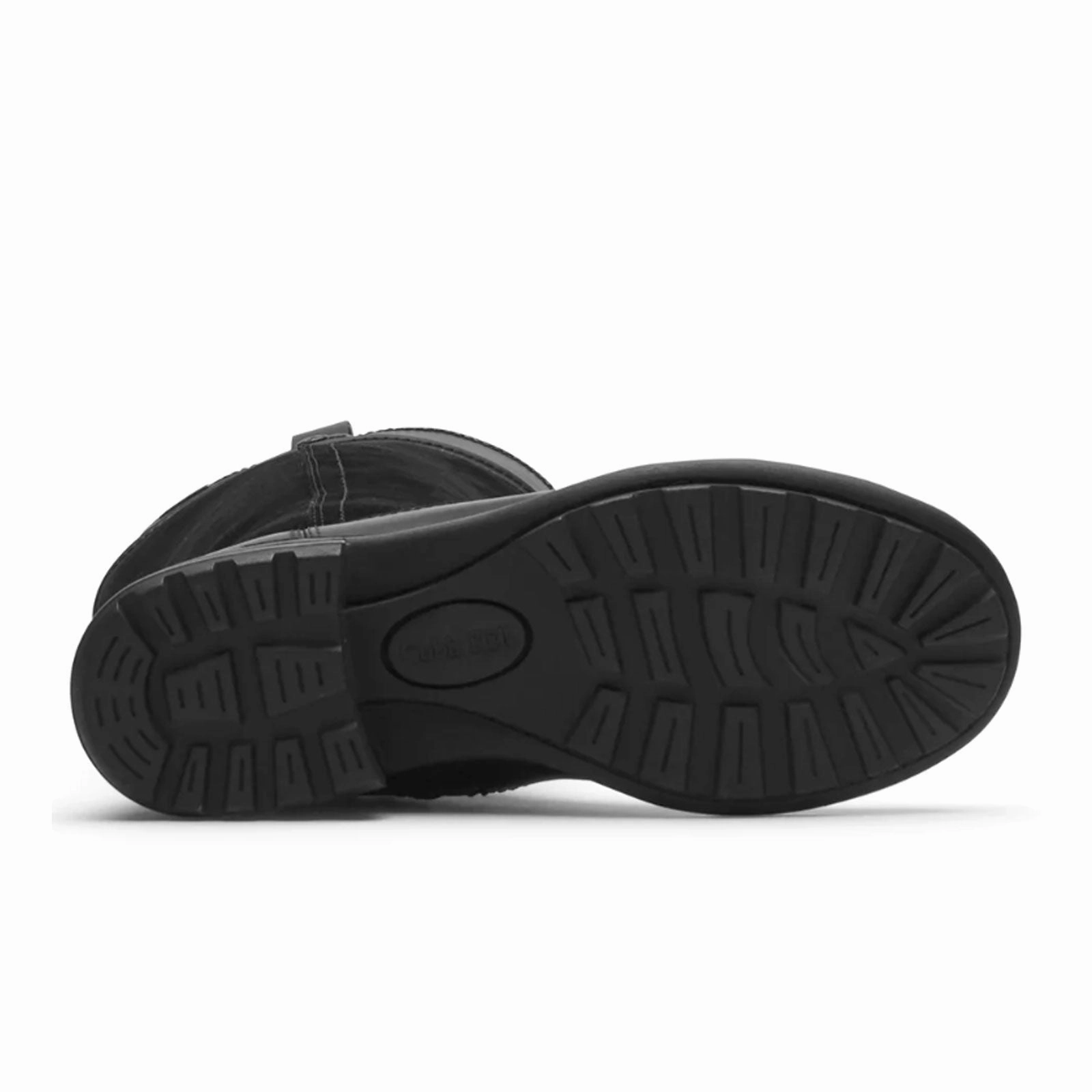 Flexible Frame All Day Worker Anti Skid Cobb Hill Brunswick Wide Calf Waterproof Tall Boot (Women) - Black Leather/Suede