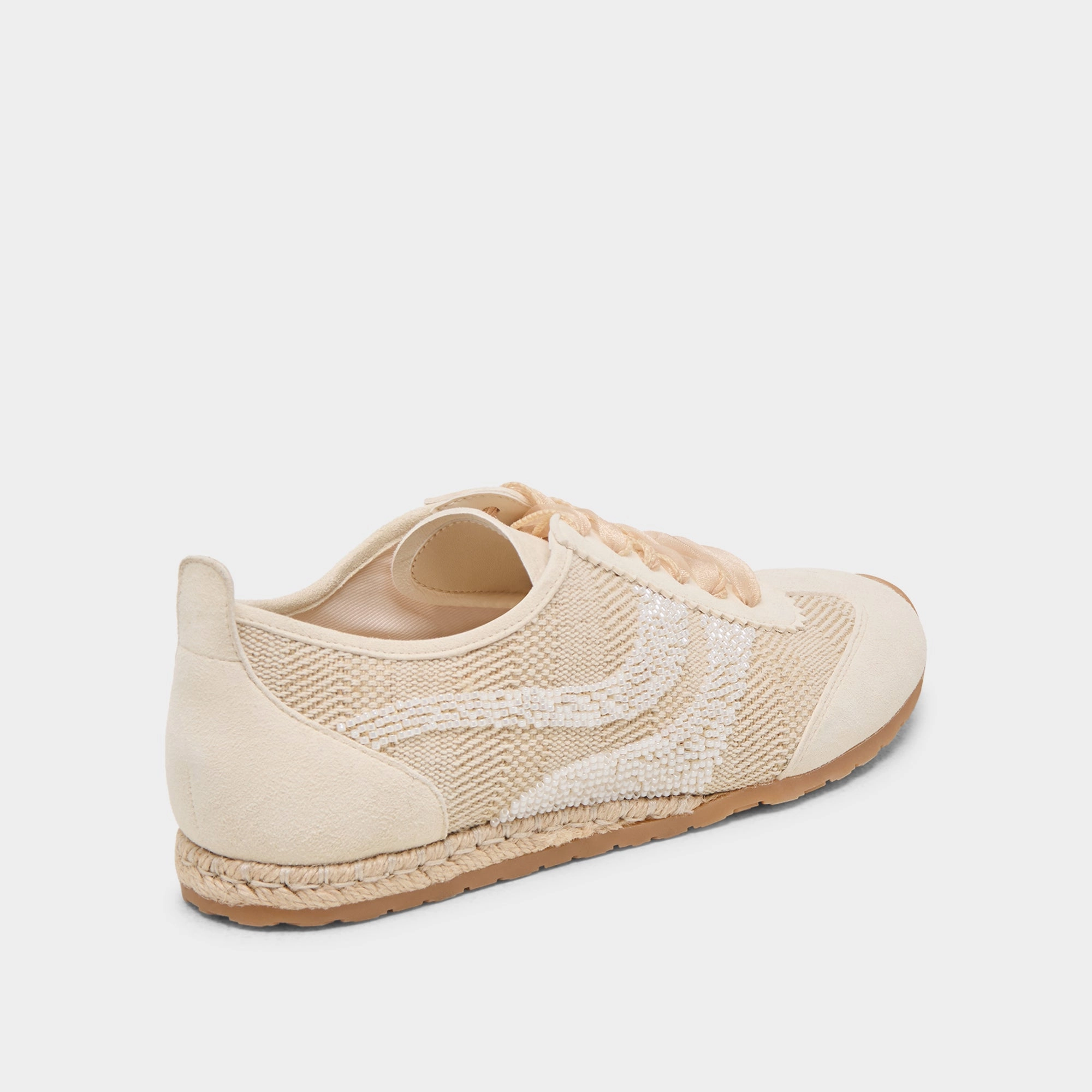DREAM BEAD SNEAKERS NATURAL MULTI BURLAP Zero Break In Comfort