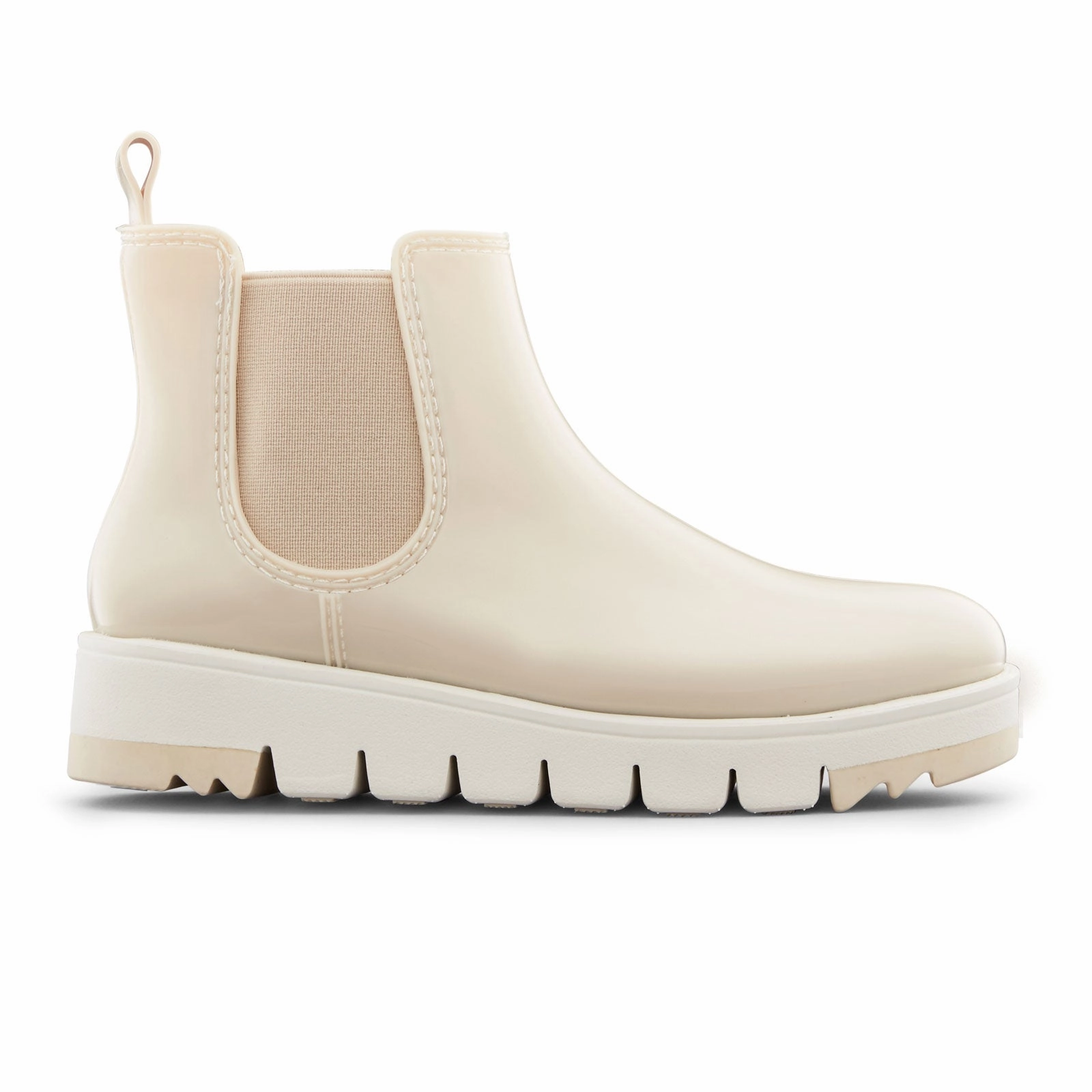 Reinforced Form Windy Weather Cougar Firenze Gloss Waterproof Chelsea Boot (Women) - Oyster