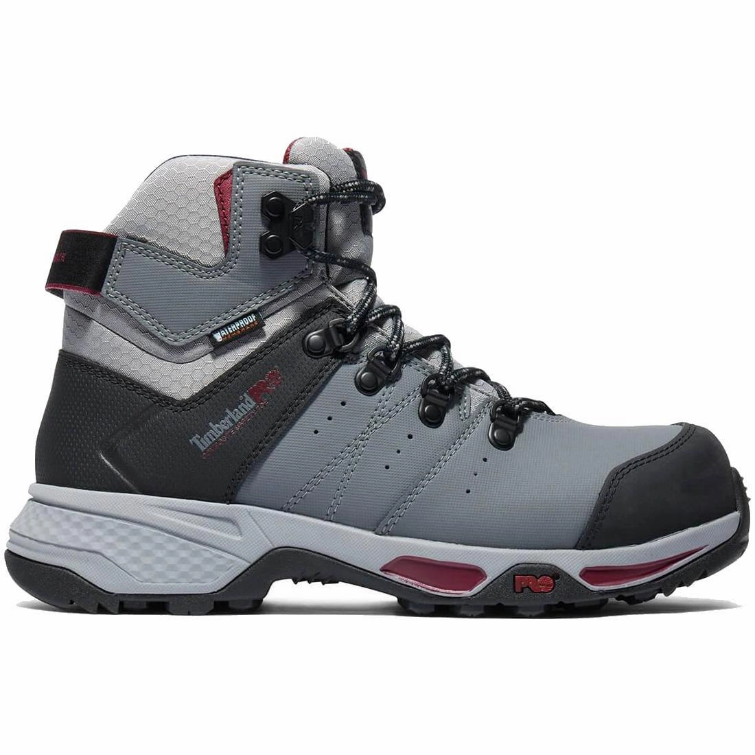 Rapid Lacing System Optimal ease Women's Switchback Composite-Toe Work Boot Grey