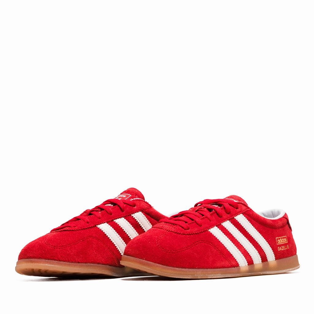 Cushion Build Women's Adidas Gazelle Lo Pro - Better Scarlet/Core White