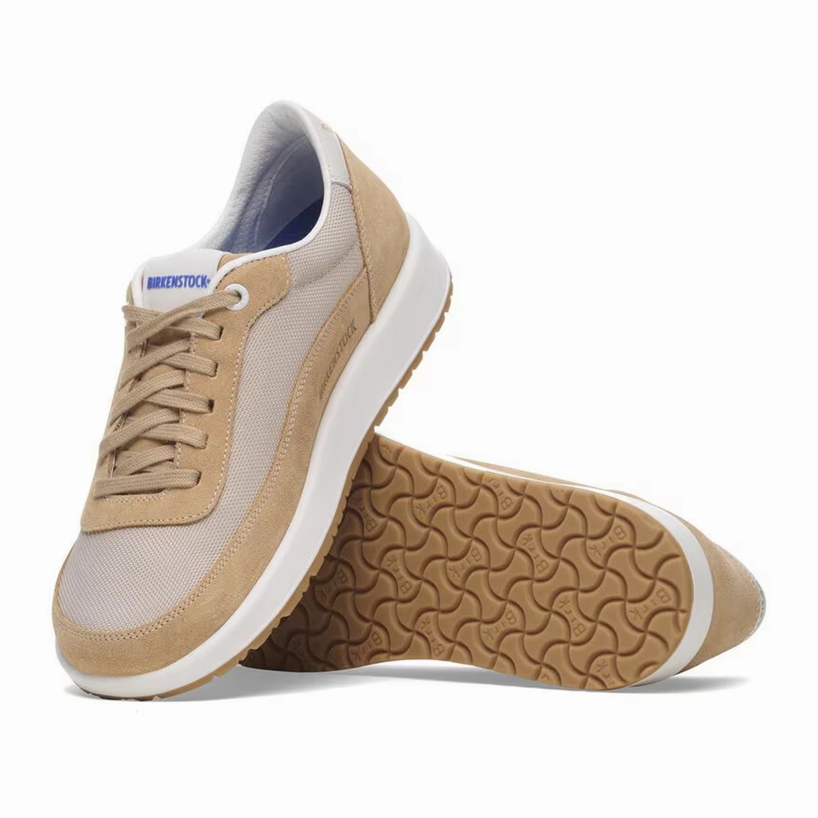 Heel Cushioning Birkenstock Honnef City Lace Up (Men) - New Beige/Sandcastle