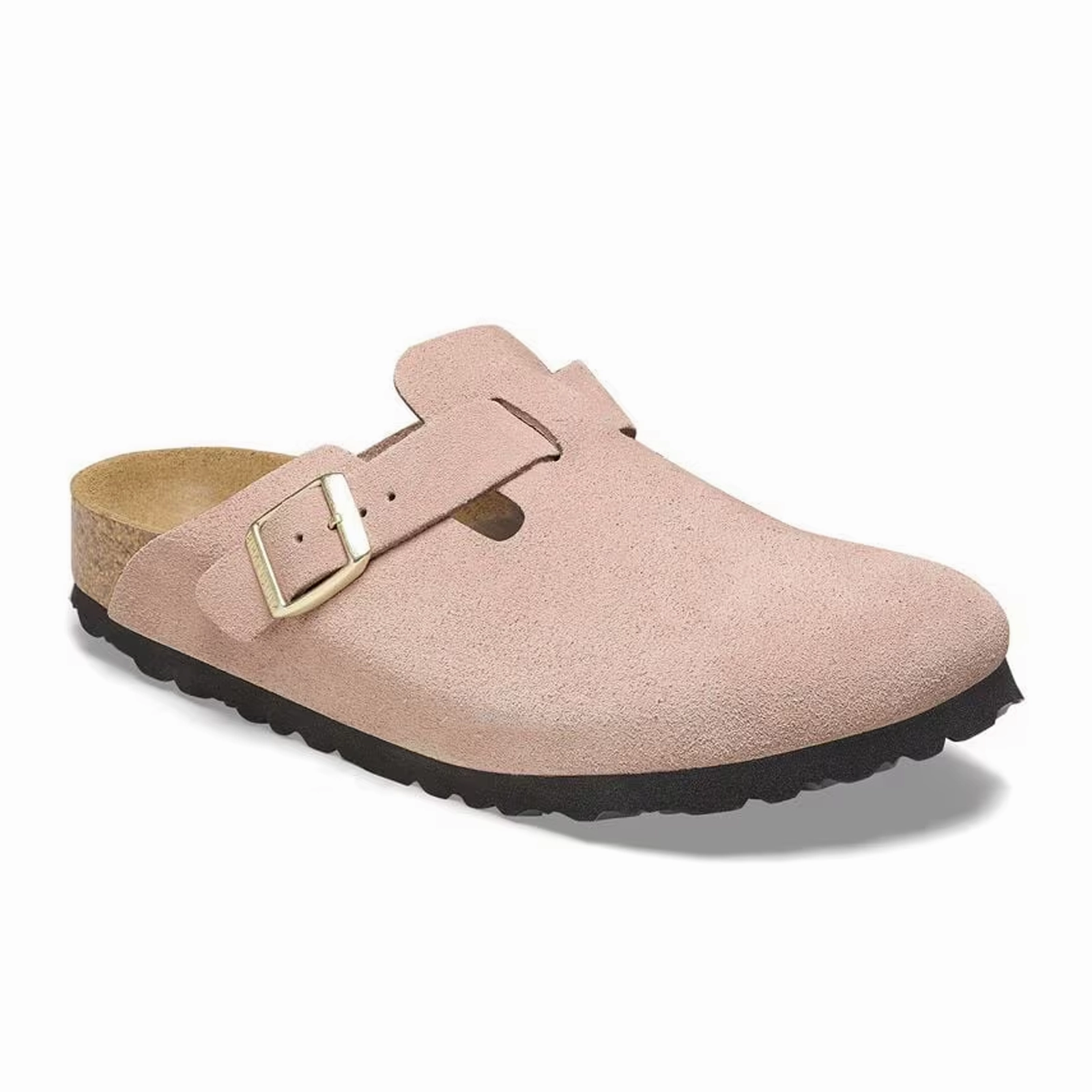 Birkenstock Boston Narrow Clog (Women) - Light Rose Suede Camo Mode