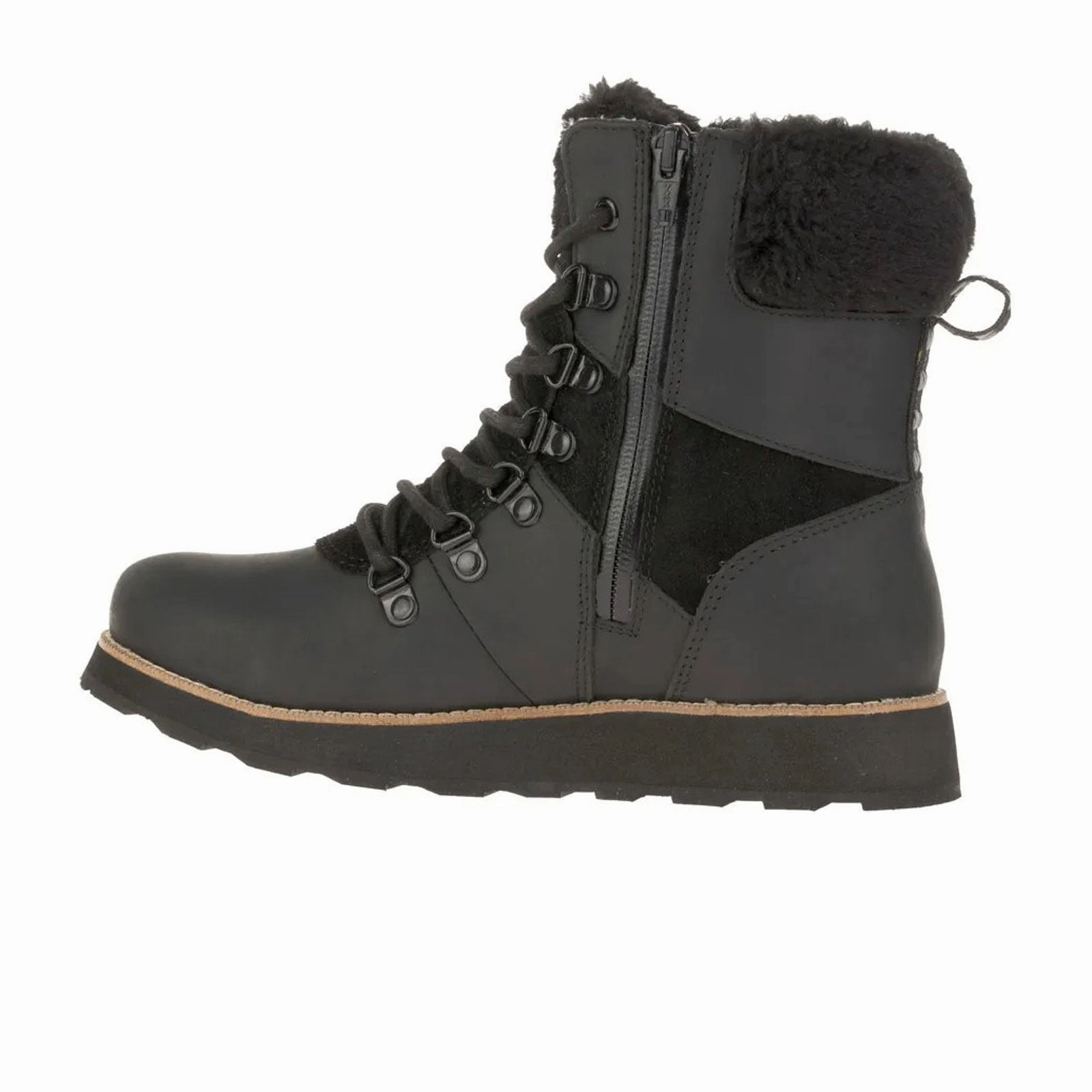 Support Foot Breathable Sole Kamik Ariel F Mid Winter Boot (Women) - Black