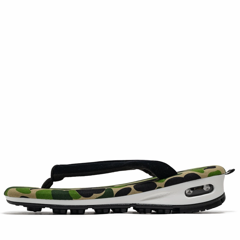 Street Friendly Goyemon x A Bathing Ape ABC Unda Sandals - Green