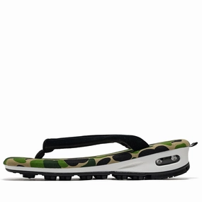Street Friendly Goyemon x A Bathing Ape ABC Unda Sandals - Green
