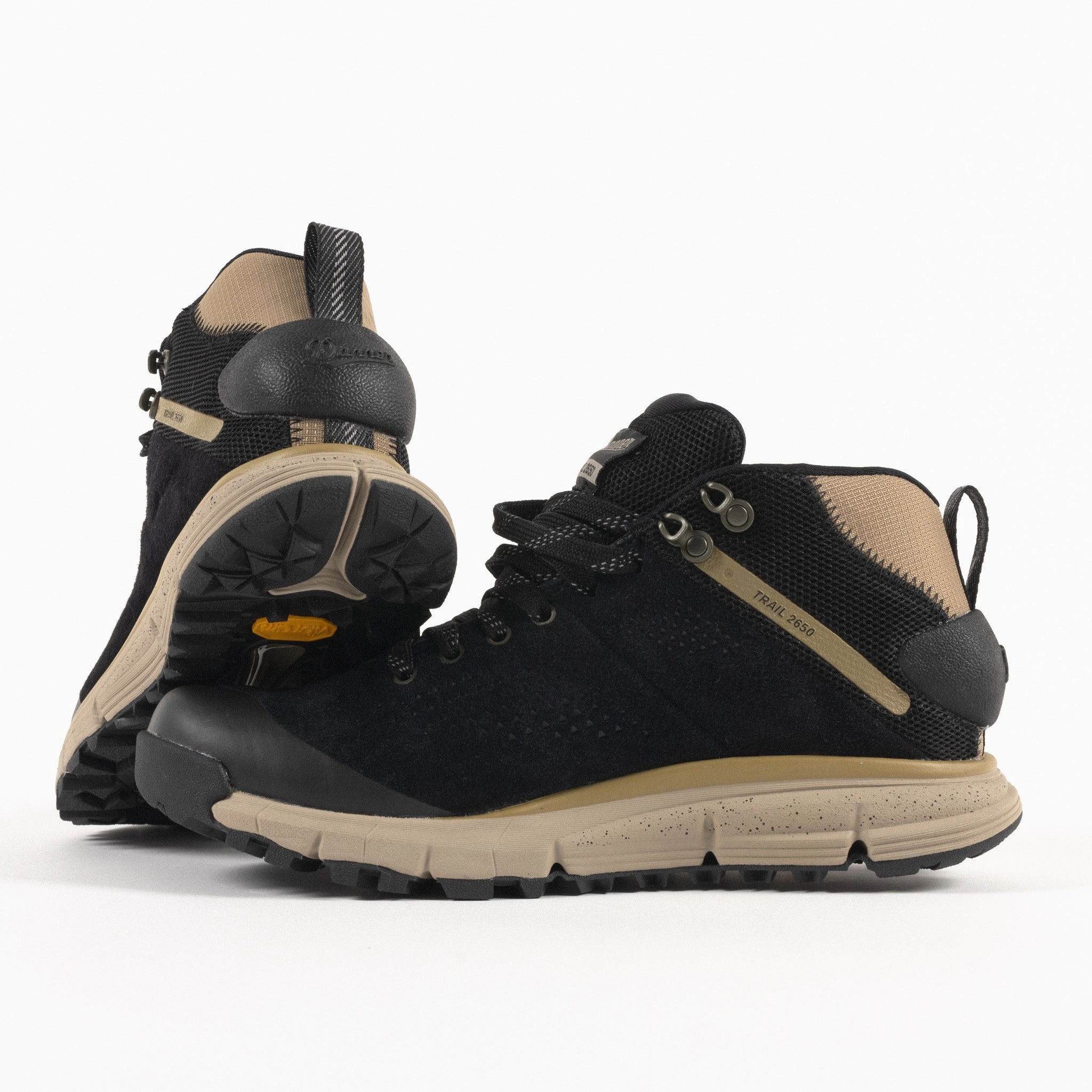 W-TRAIL 2650 MID WP - BLACK - NUBUCK All Weather Rural Traveler