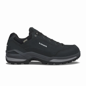 Performance Focus Sturdy Construction Lowa Renegade GTX Lo Trail Shoe (Men) - Black/Graphite