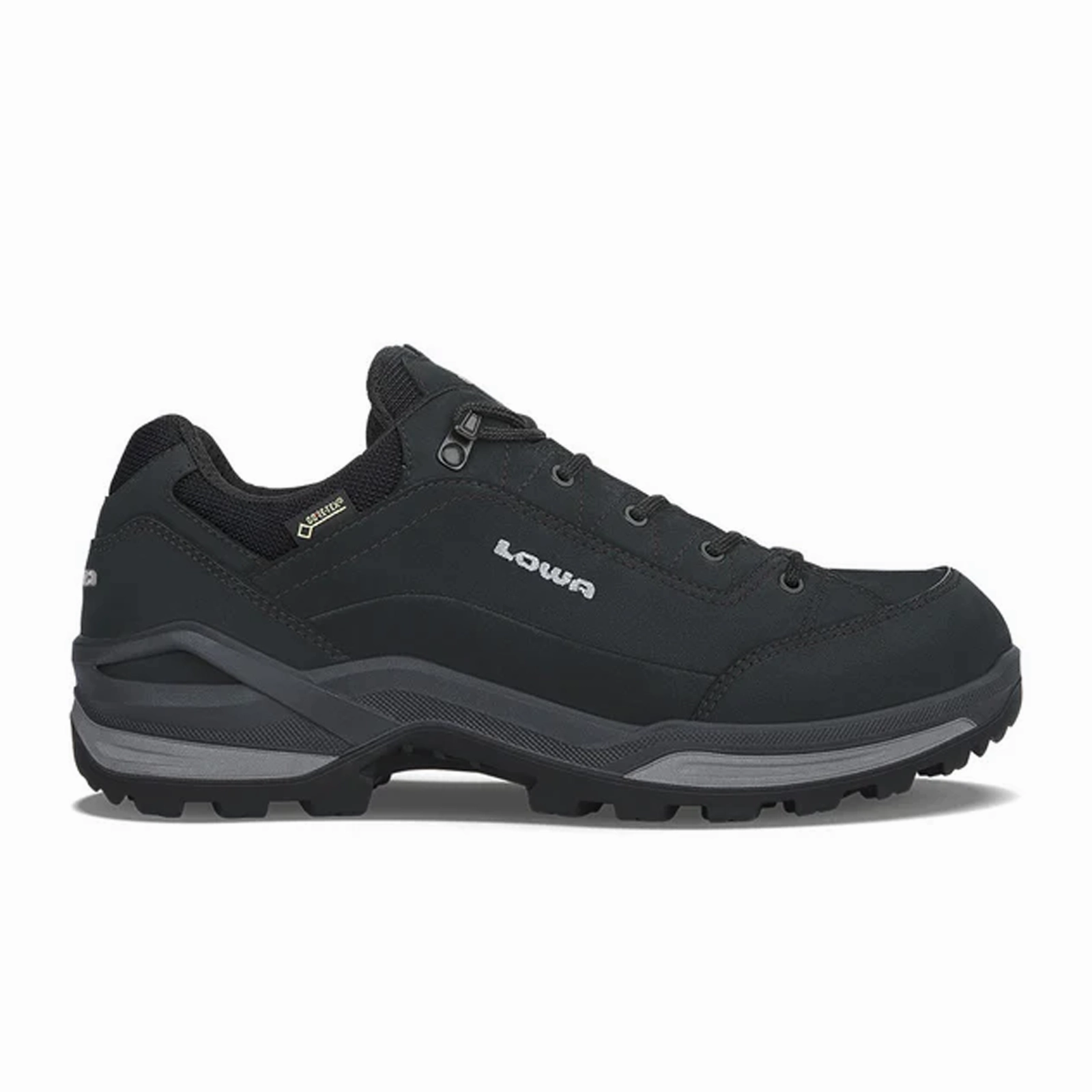 All-Weather Wear Lowa Renegade GTX Lo Trail Shoe (Men) - Black/Graphite