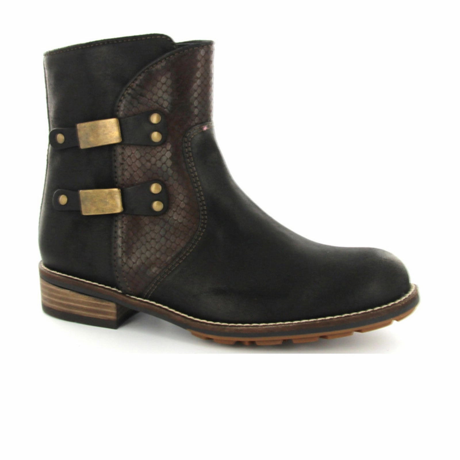 Wolky Emerald Ankle Boot (Women) - Cognac Mid Top Fashion Statement