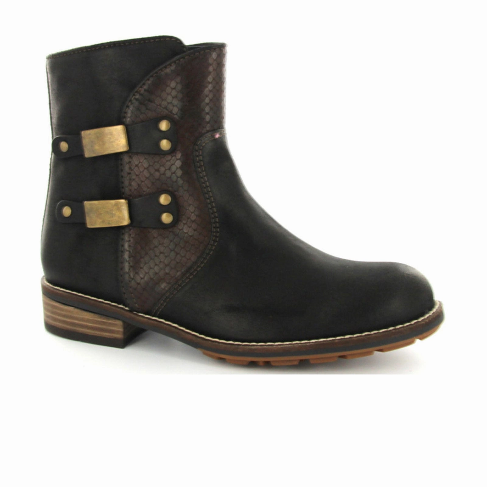 Wolky Emerald Ankle Boot (Women) - Cognac Comfort Lining Rainy Days Multi   Purpose