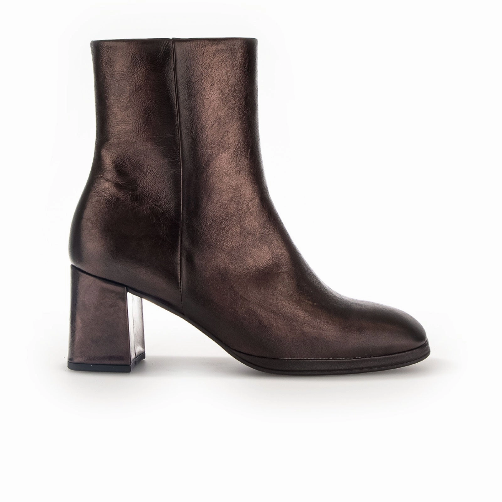 Gabor 690 Elsie Heeled Ankle Boot (Women) - Mocca Iron Met Leopard Tone Superior Design