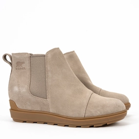 left - foot affordability - level EVIE II CHELSEA - OMEGA TAUPE - LEATHER/SUEDE