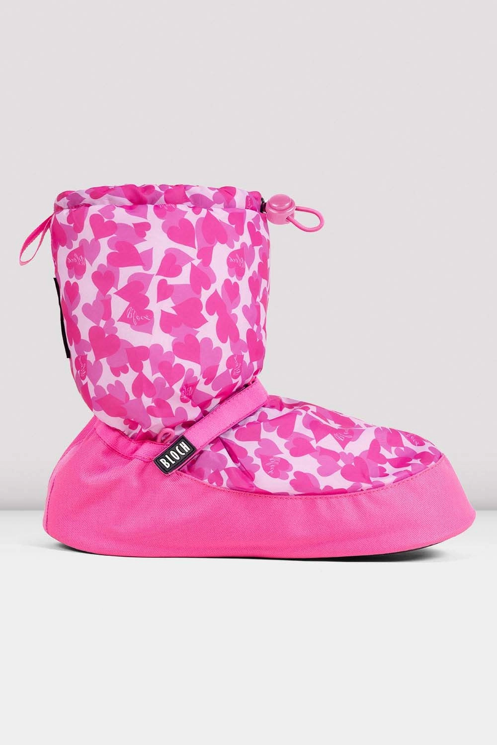 Exclusive Look Childrens Confetti Hearts Print Warm Up Booties Textured