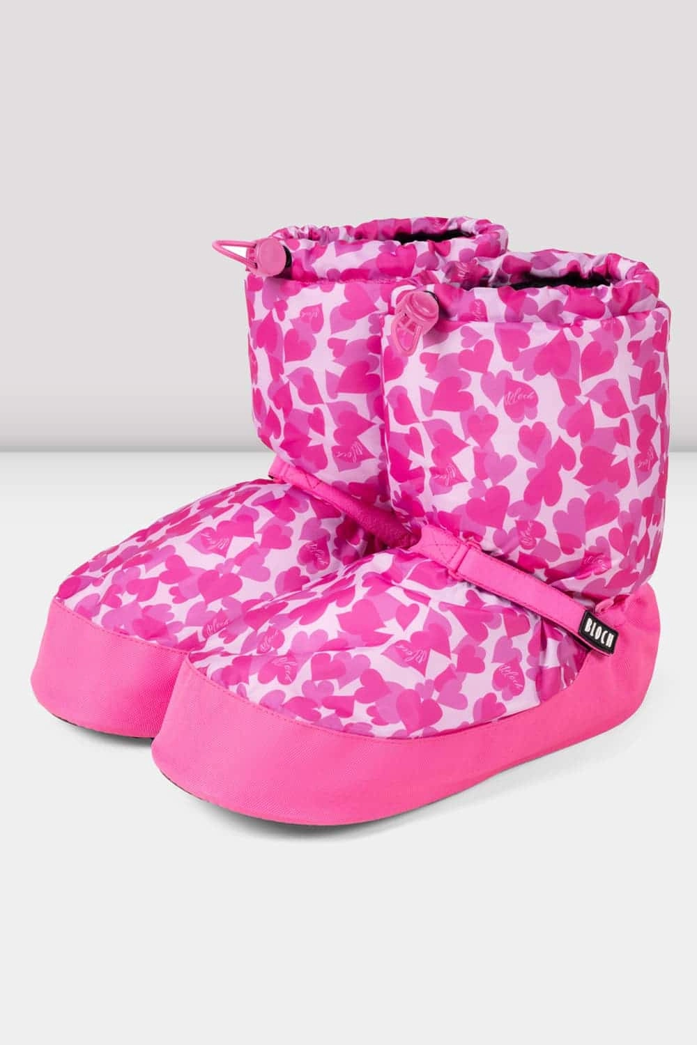 desert Energy Return Heel Design Exclusive Look Childrens Confetti Hearts Print Warm Up Booties