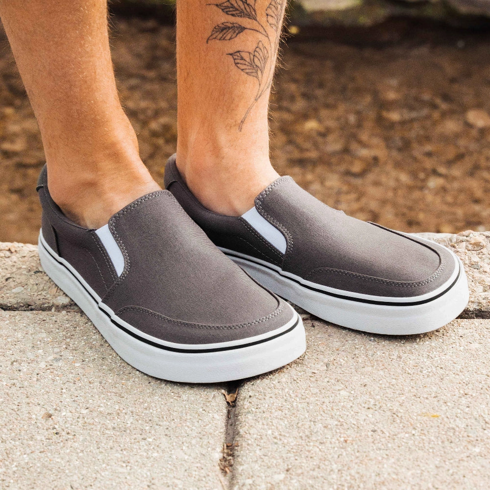 STREETSTYLE Slip-On Gunmetal StylishAppearance Casual Sporty