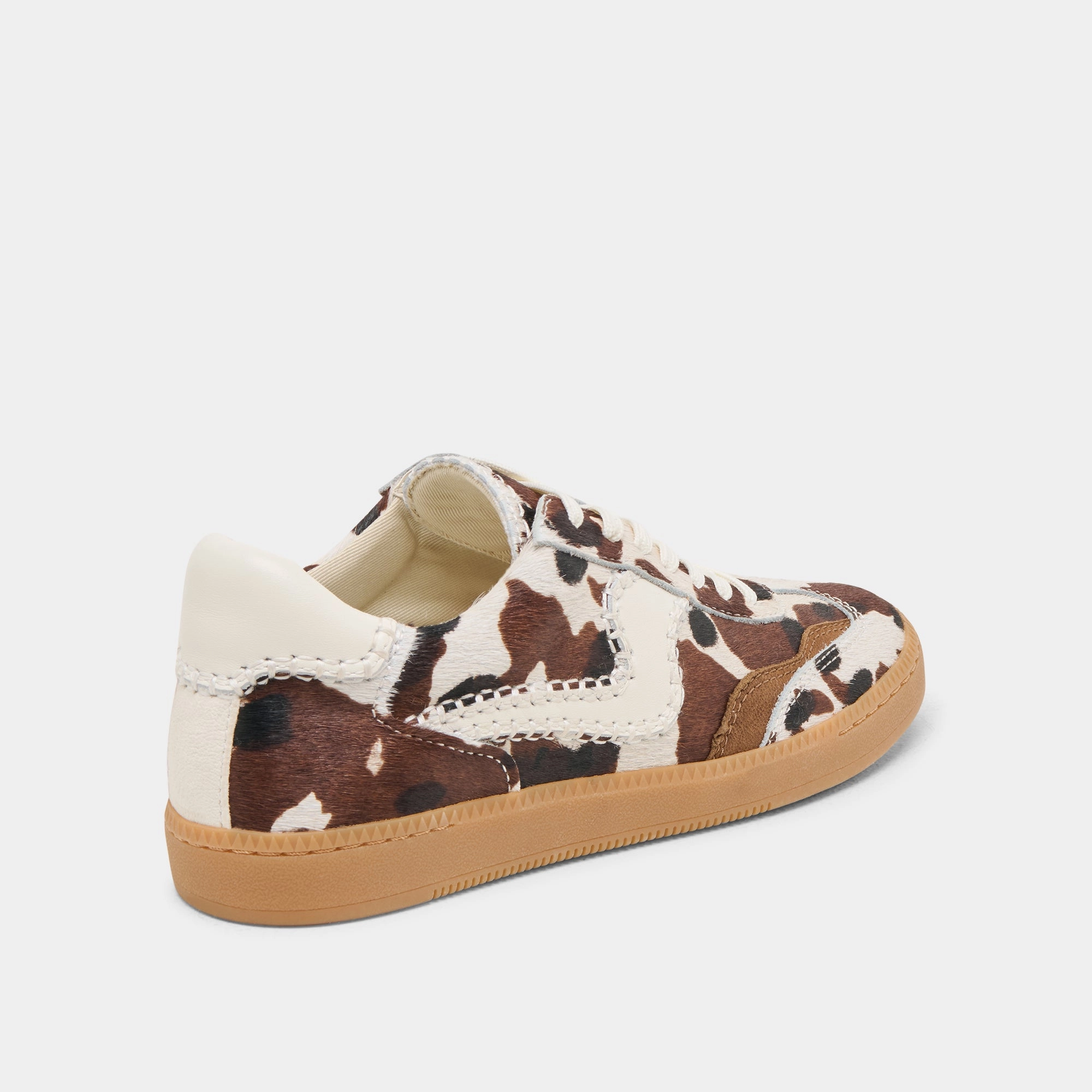 NOTICE STITCH SNEAKERS COCOA TAURUS CALF HAIR Natural Step