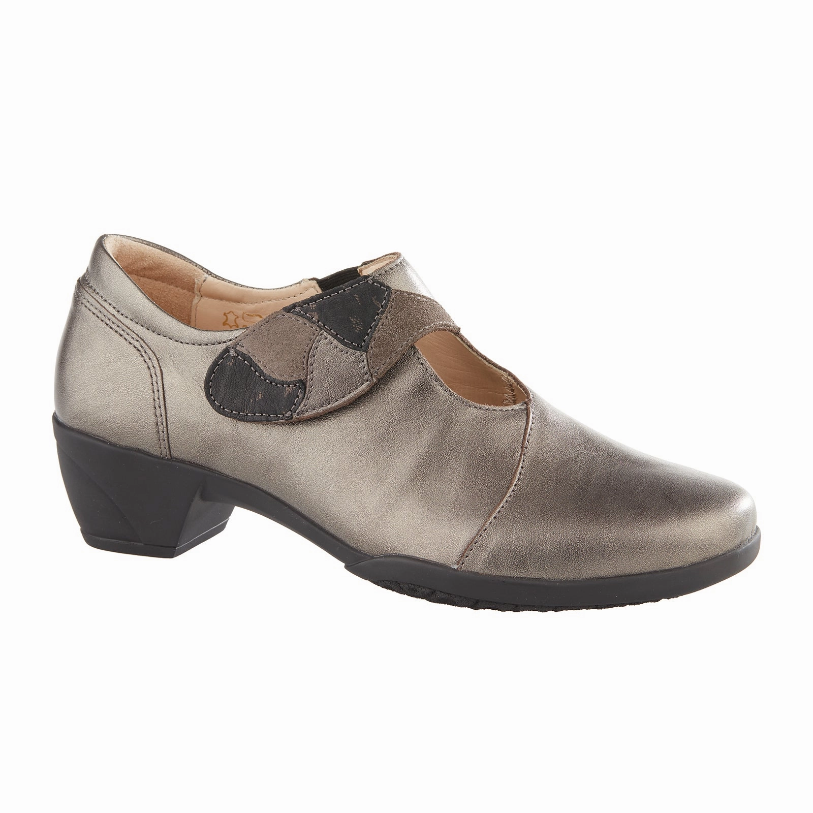 Fidelio Hallux Grace Heeled Mary Jane (Women) - Basalt Tough Fit