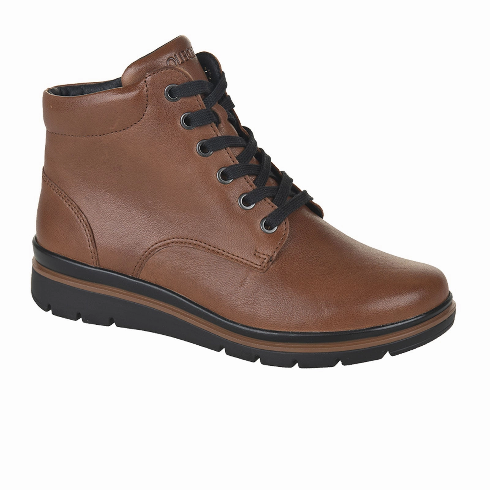 Comfortable Walk Fidelio Harper Ankle Boot (Women) - Cigar Leather