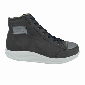 Finn Comfort Holten Boot (Women) - Grey/Grey/Nubuck Ox Nordic Calm Casual Day
