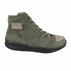 Cushioned Insole Finn Comfort Kugenuma Boot (Women) - Olive/Cam Stree/Ozark