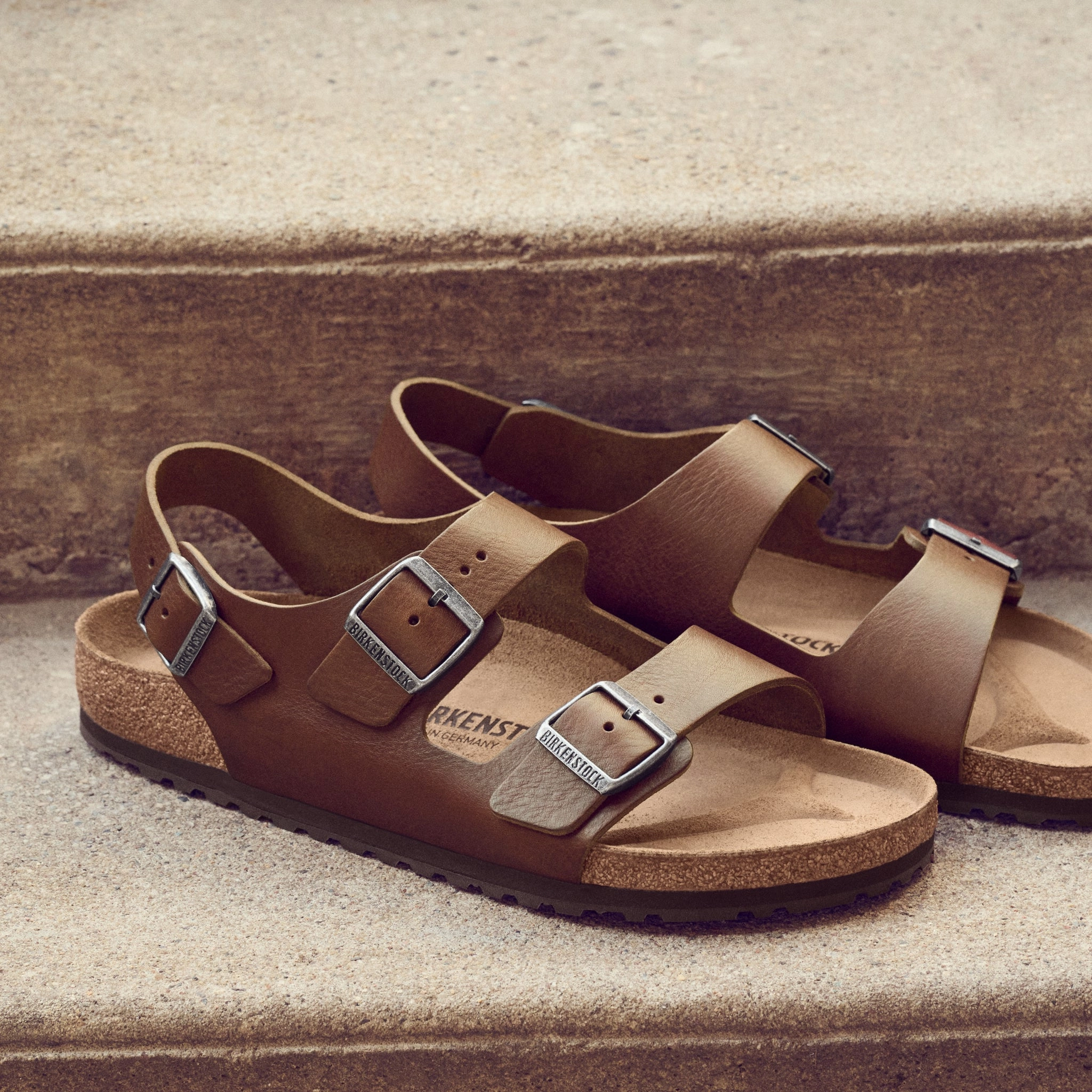 Breathable mesh Torque Control Framework MILANO GRIP - ROAST - LEATHER