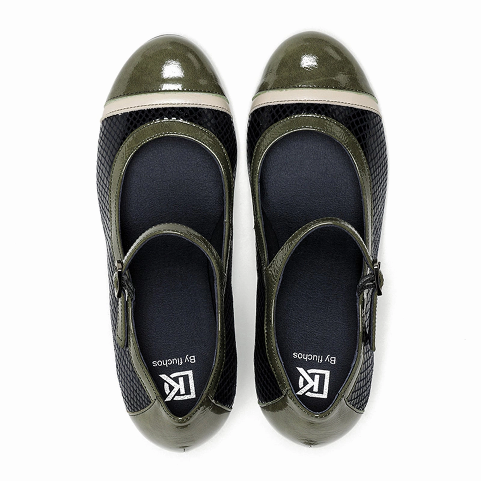 Soft Tech Foam Sporty Footwear for Vacation Dorking Rodin D8669 Heeled Mary Jane (Women) - Campbel/Suga Navy/Herb