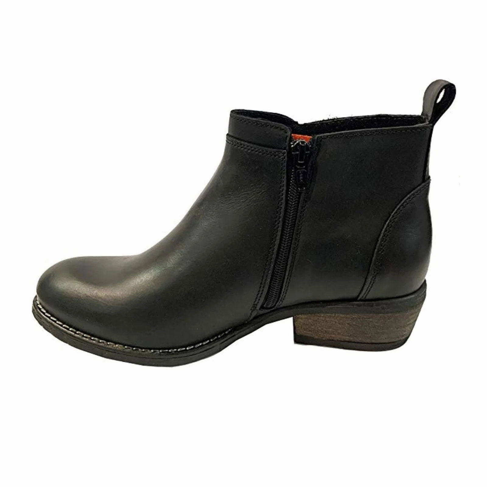 Oak & Hyde Rita Ankle Boot (Women) - Black Footbed