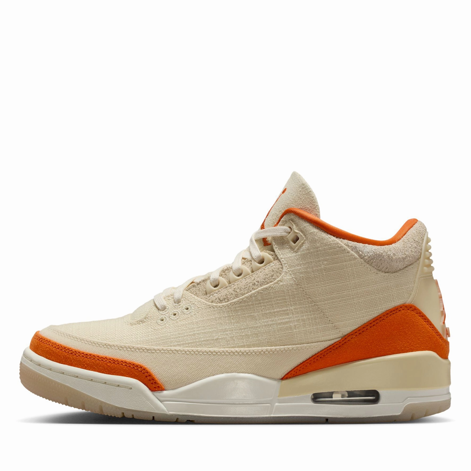 Women's Air Jordan 3 Retro - Fossil/Starfish Protective Finish Functional Minimalist Anti-odor technology