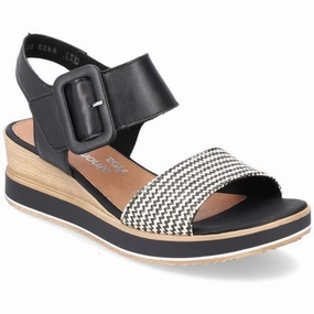 Total Ease Water Resistant Design REMONTE D6453 02 WEDGE SANDAL