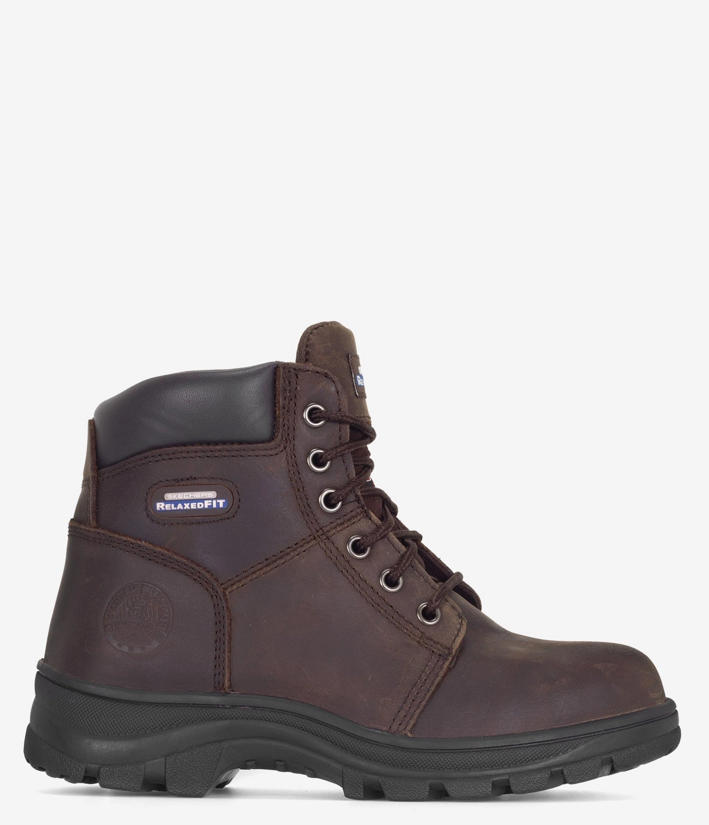 Skechers Work Workshire Peril Relaxed Fit Safety Toe Boot - Women performer lace - closure