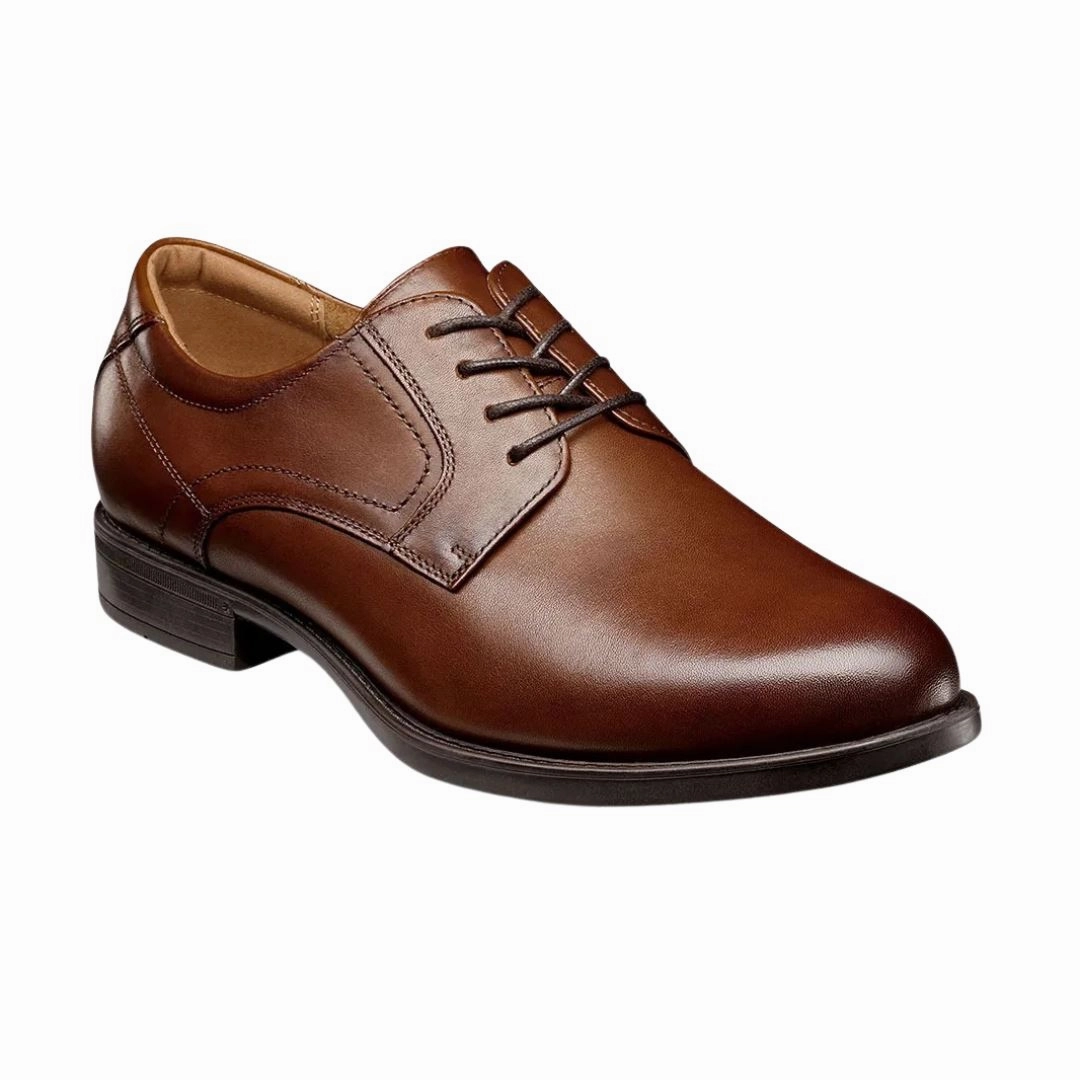 Comfortable fit Soft Orthotic Insole FLORSHEIM MIDTOWN PLAIN TOE OXFORD COGNAC MEDIUM AND WIDE