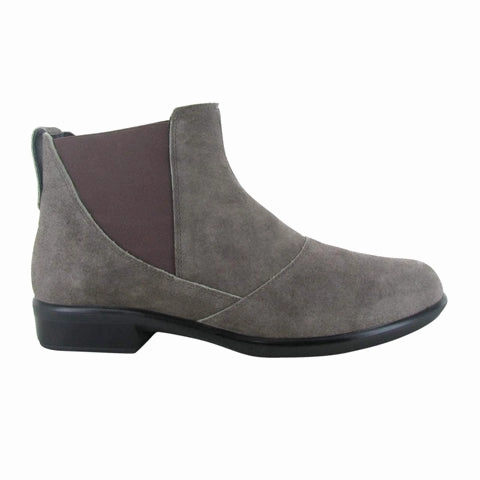 Naot Ruzgar Ankle Boot (Women) - Taupe Gray Suede Day To Night