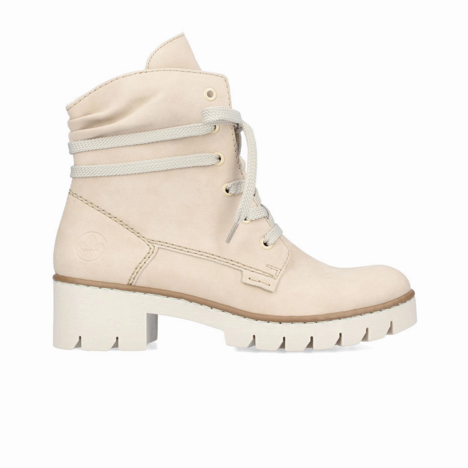 Rieker Prisca X5717-62 Mid Boot (Women) - Beige Heavy Duty Support